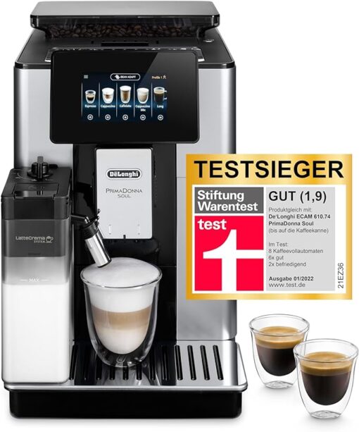 Kaffeevollautomat mit LatteCrema Milchsystem