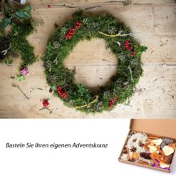 Weihnachtskranz Deko, Adventskranz Zubehör