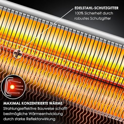 Standheizstrahler Infrarot 2000W