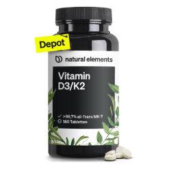 Vitamin D3 + K2 Depot Tabletten